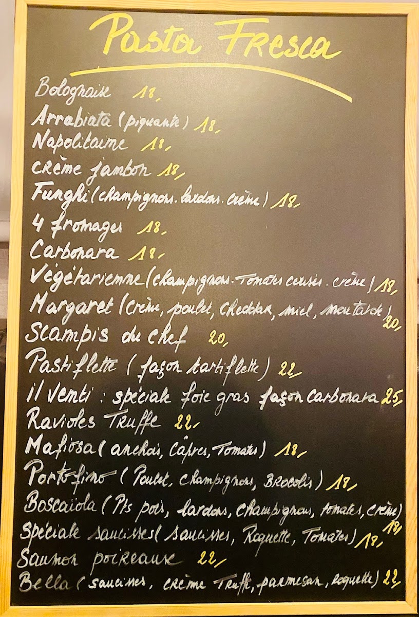 Menu Il Venti - Pizzeria Restaurant-1