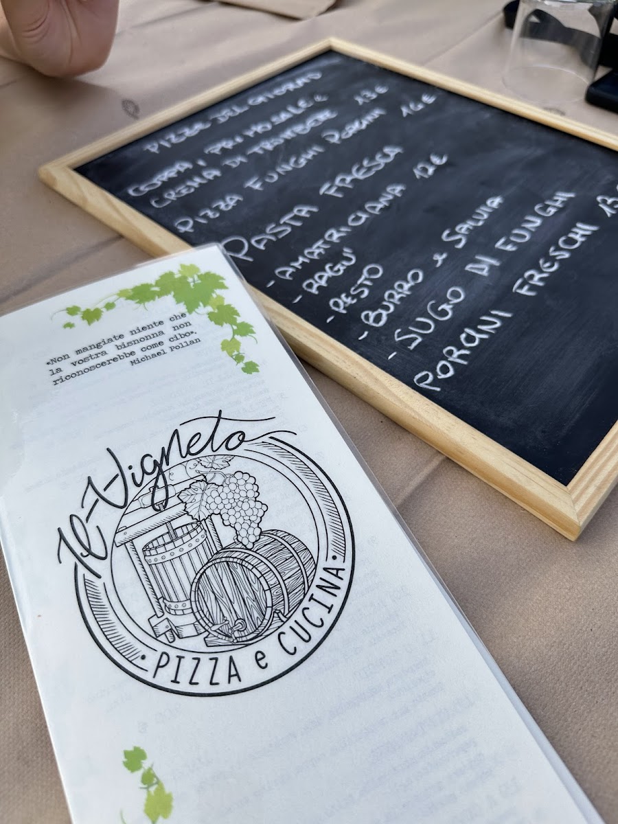 Menu Il Vigneto Pizza E Cucina-1