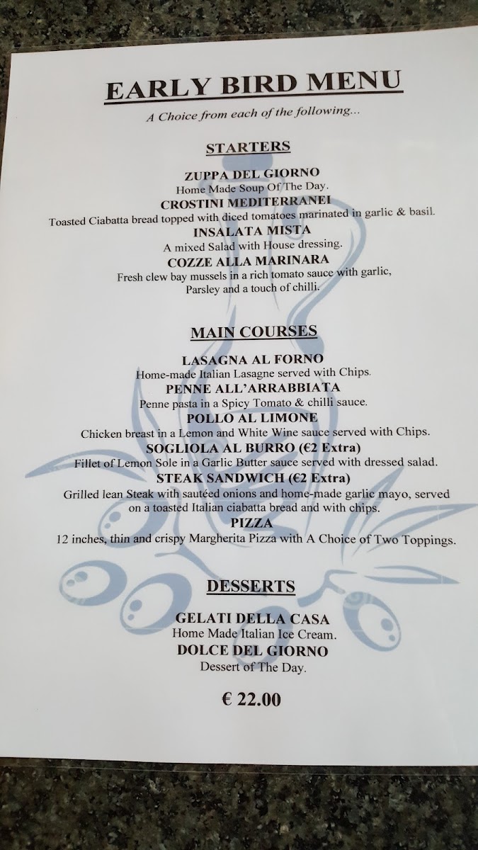 Menu Il Vulcano Restaurant-3