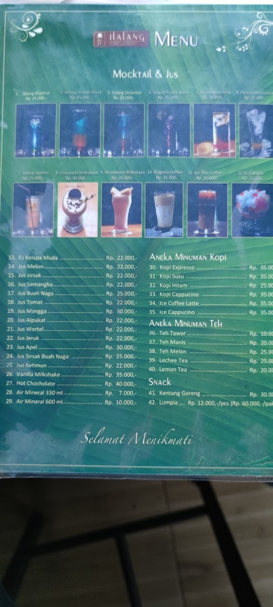 Menu Ilalang Coffee And Resto-3