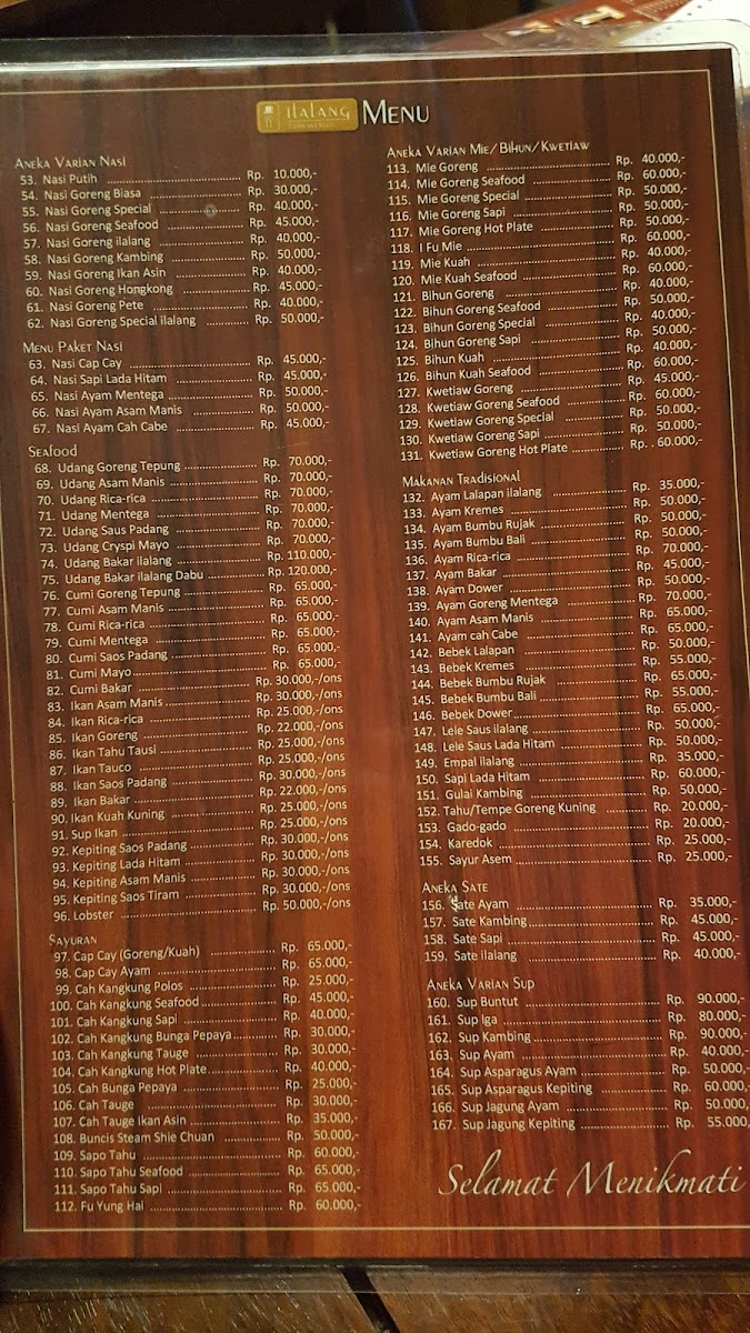 Menu Ilalang Coffee And Resto-5