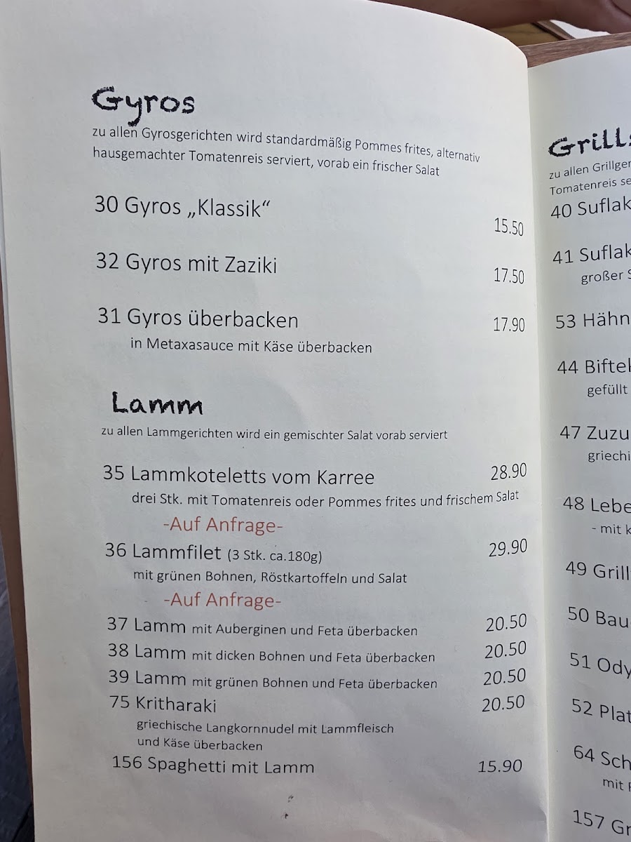 Menu Ilion Griechisches Restaurant-1