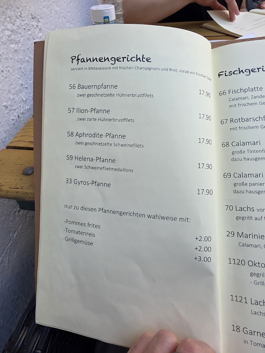 Menu Ilion Griechisches Restaurant-10