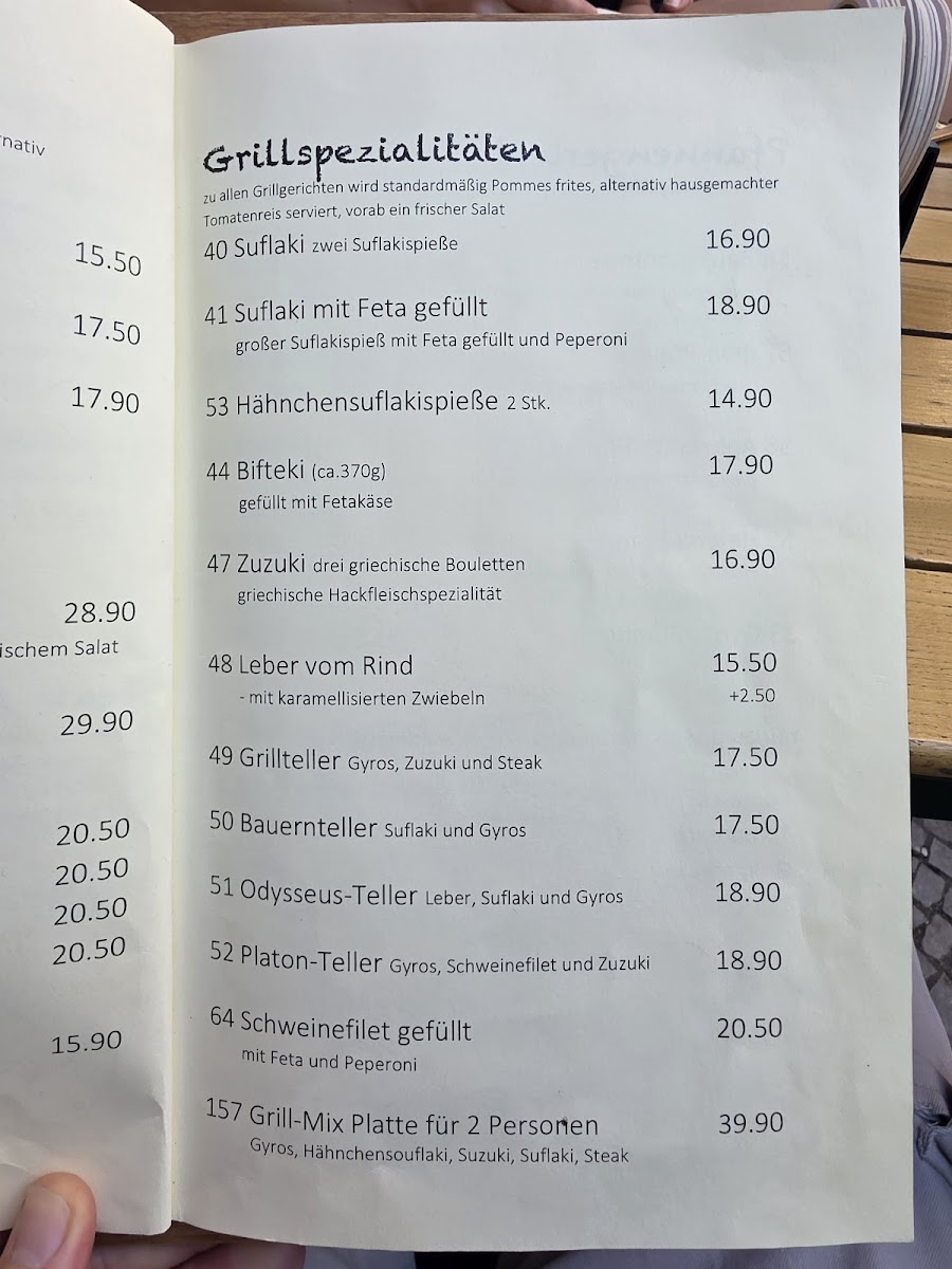 Menu Ilion Griechisches Restaurant-5