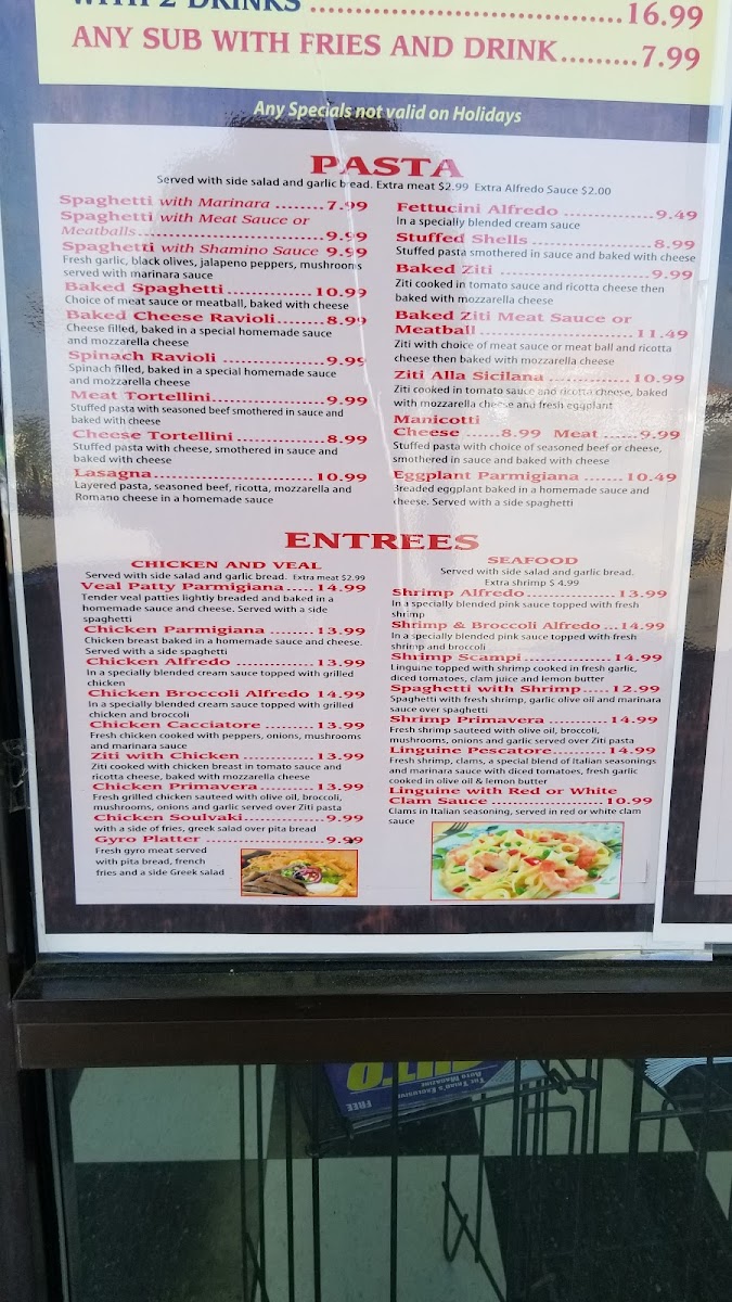 Menu Illiano's Pizza Italian Family Restaurant-2