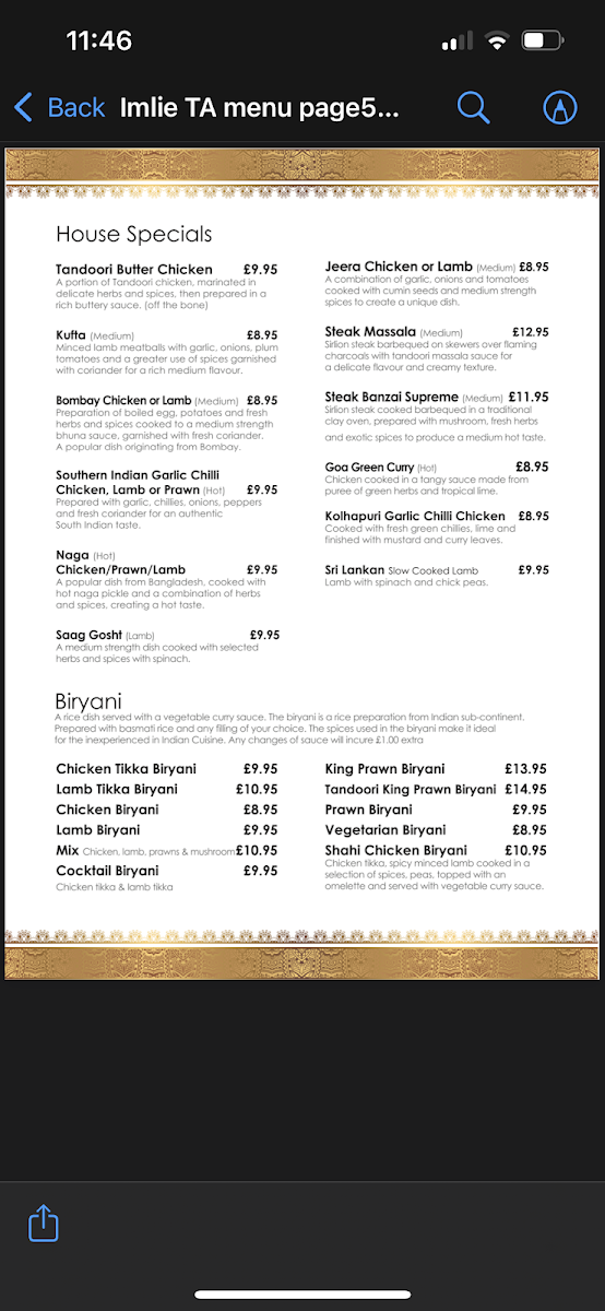 Menu Imli Restaurant Heywood-4