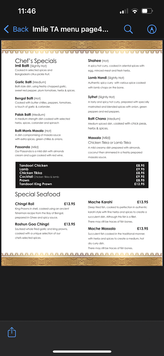 Menu Imli Restaurant Heywood-6