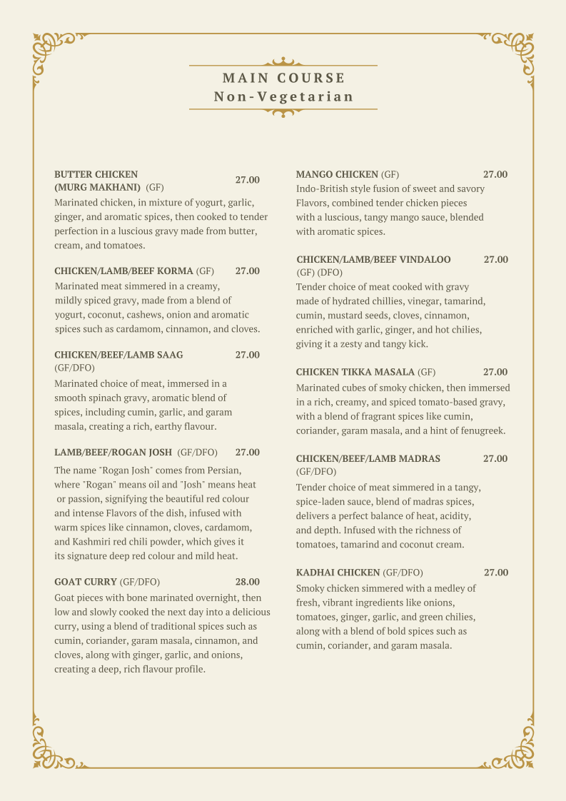 Menu Imperial Indian Restaurant Rockingham-6