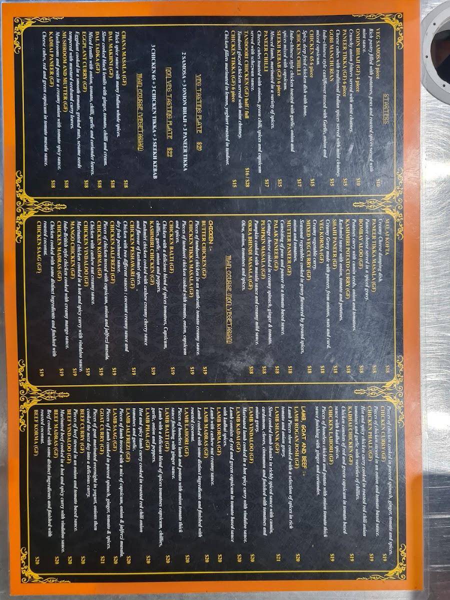 Menu Imperial Indian Restaurant Rockingham-8