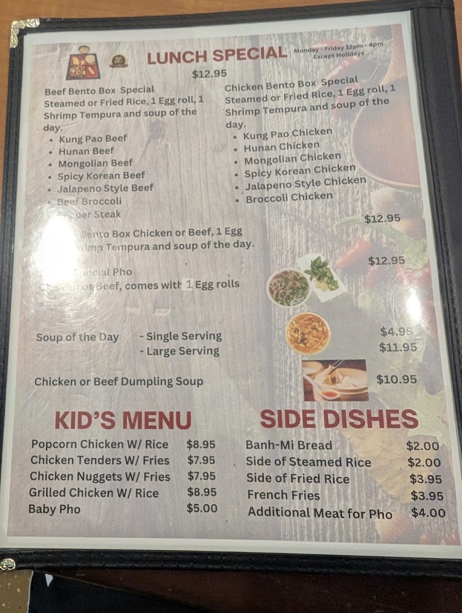 Menu Imperial Pho-10