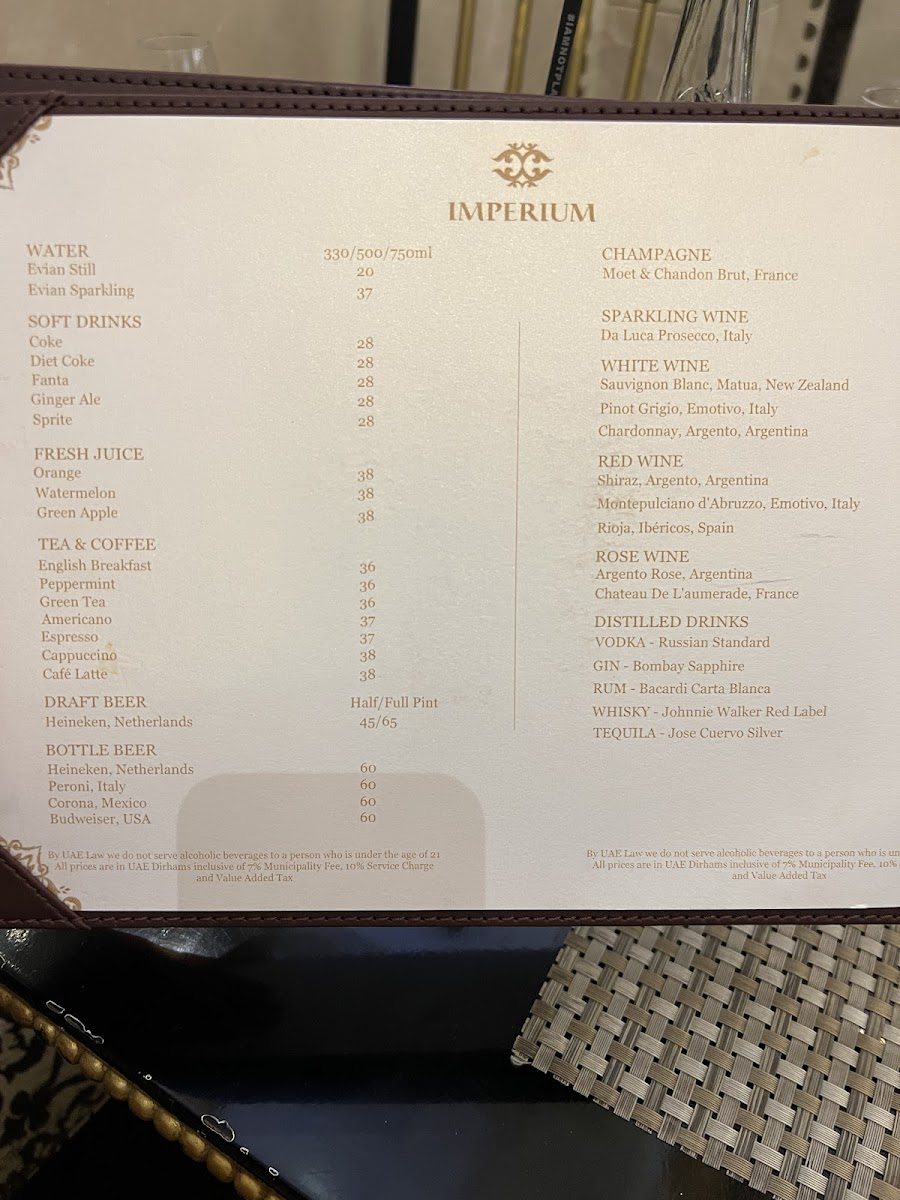 Menu Imperium-1