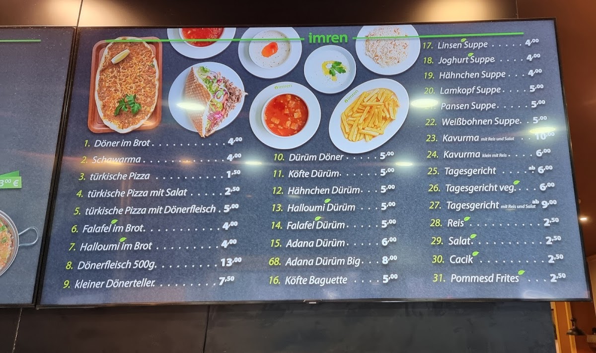 Menu Imren Grill Görlitzer Bahnhof Berlin-2