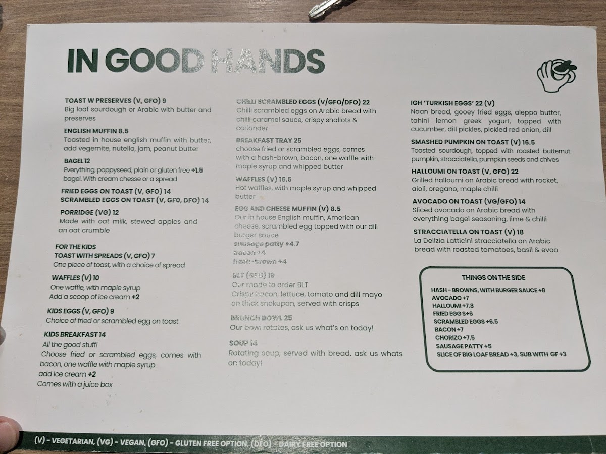 Menu In Good Hands-2