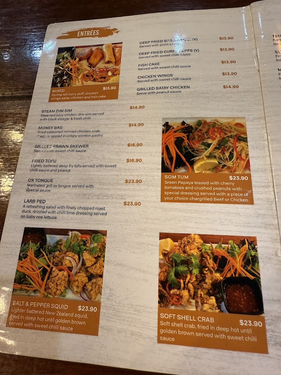 Menu In The Mood For Thai-7