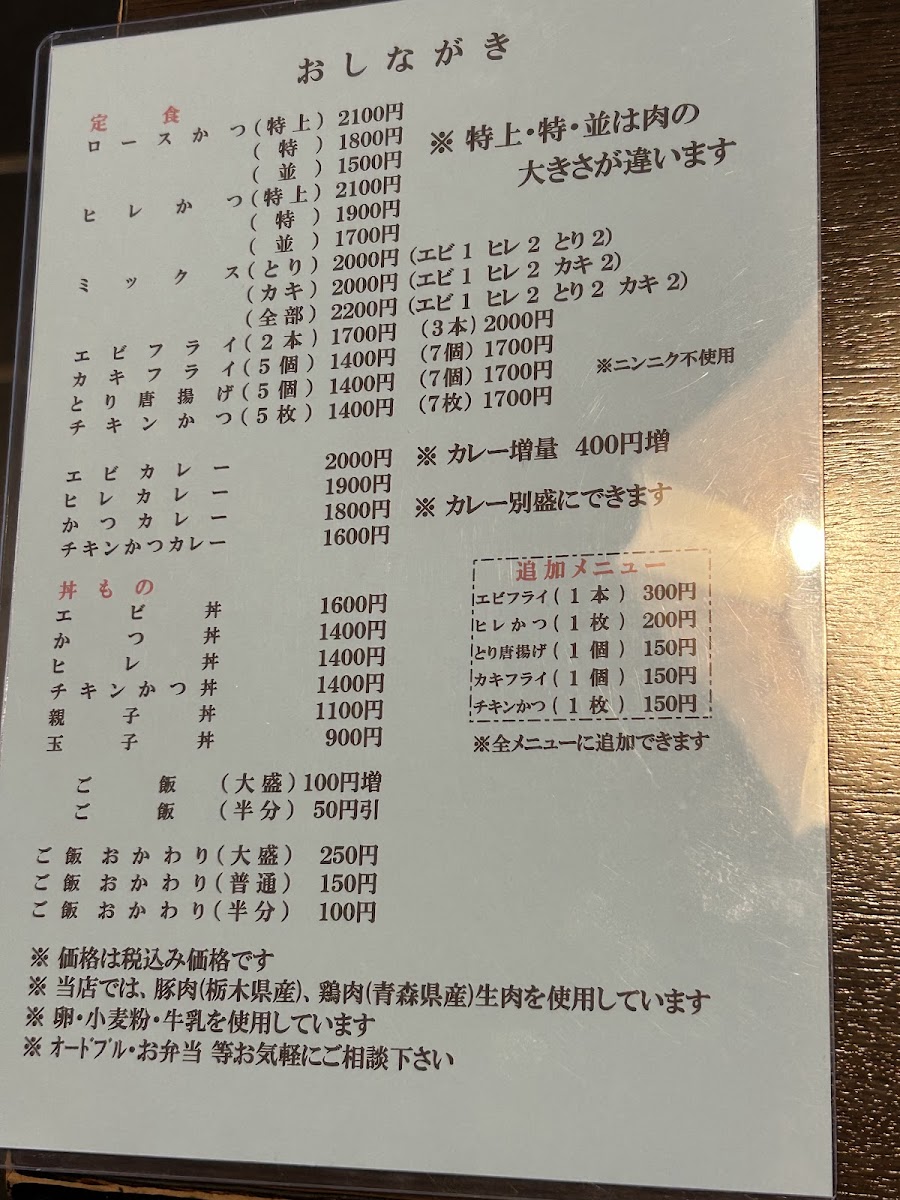 Menu Inahachi-1