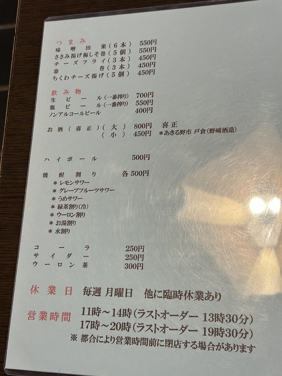 Menu Inahachi-6