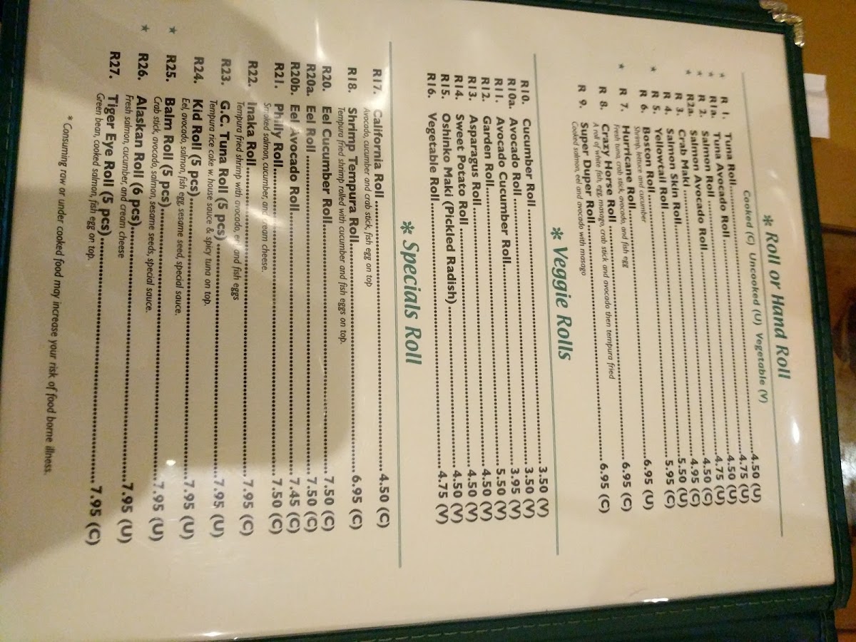 Menu Inaka Sushi-9
