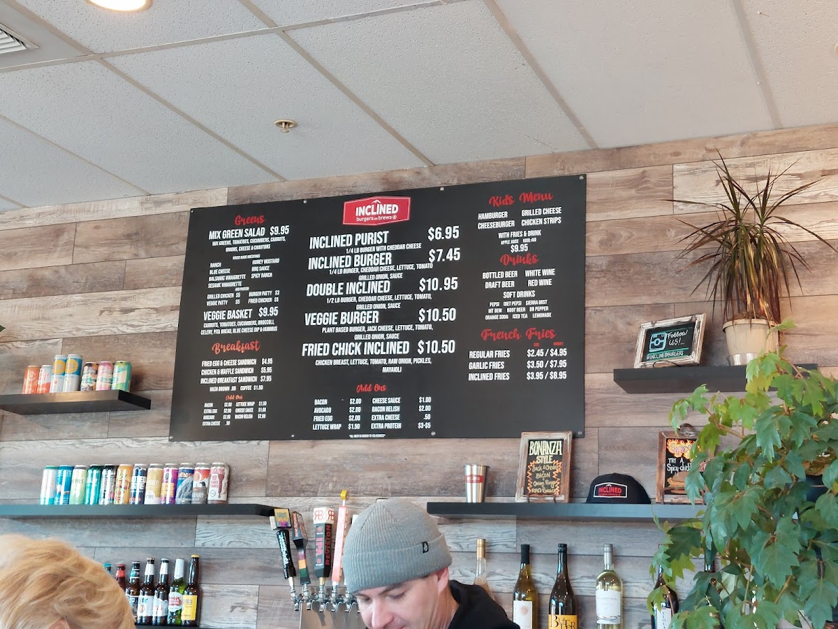 Menu Inclined Burgers And Brews-2