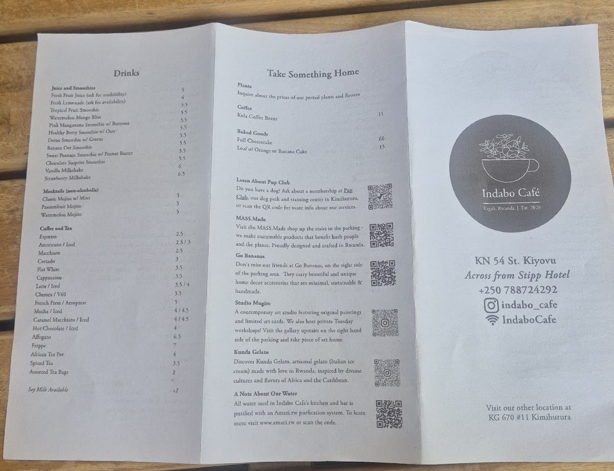 Menu Indabo Café Kiyovu-2