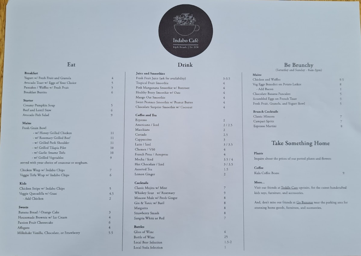 Menu Indabo Café Kiyovu-5