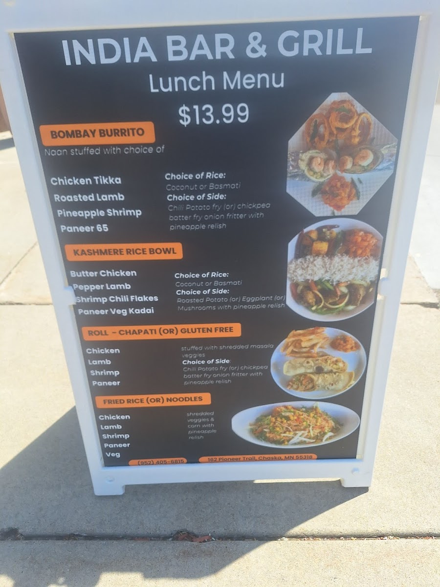 Menu India Bar & Grill-1