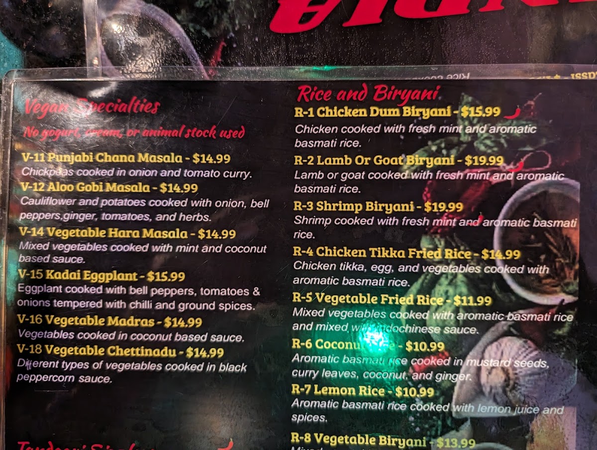 Menu India Bar & Grill-2