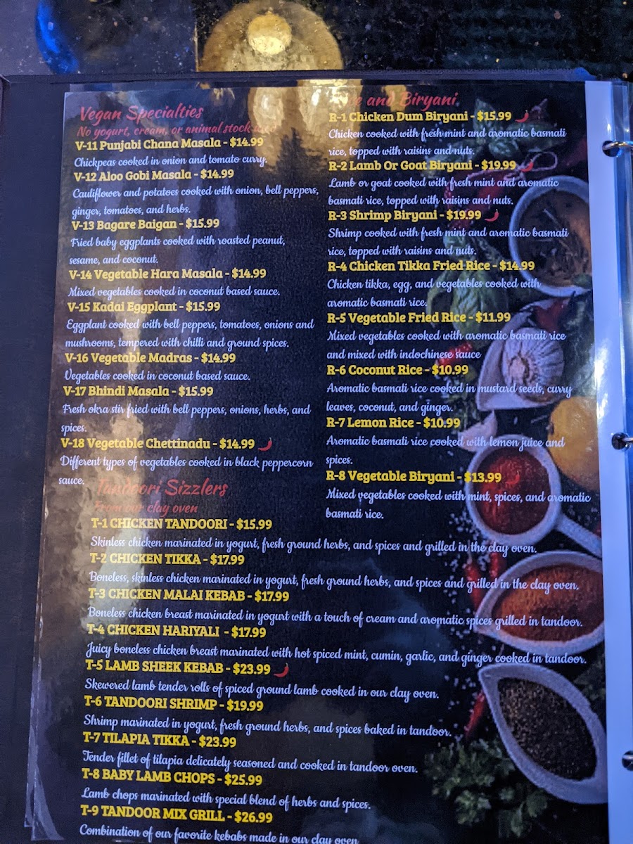 Menu India Bar & Grill-7
