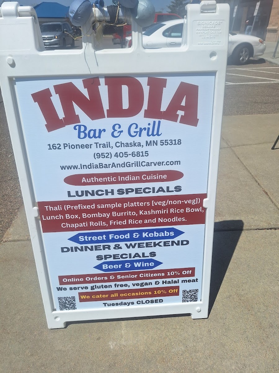 Menu India Bar & Grill-9