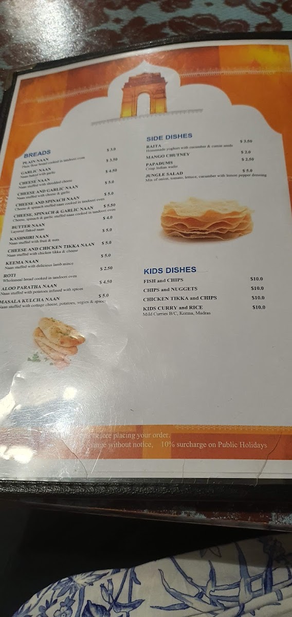 Menu India Gate On The Bay-8