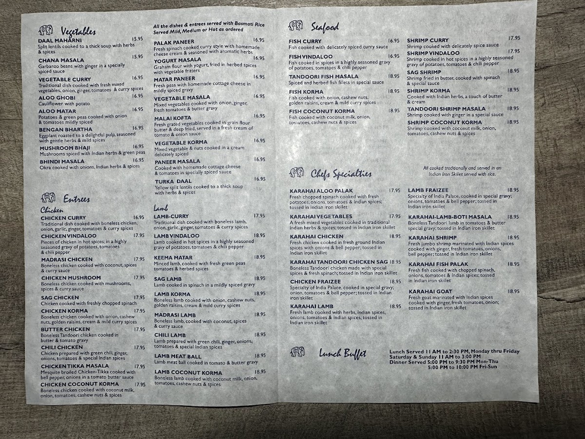 Menu India Palace-1
