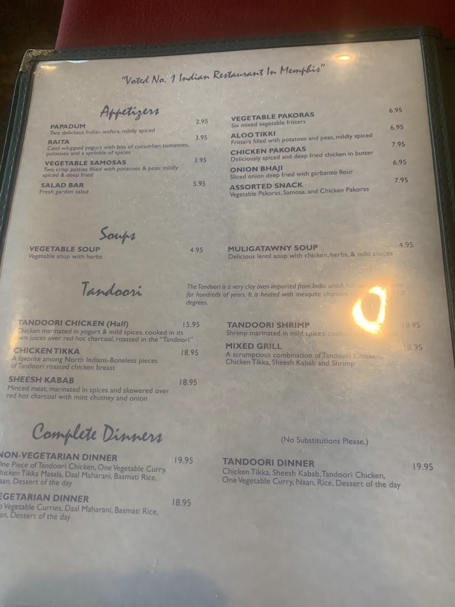 Menu India Palace-10