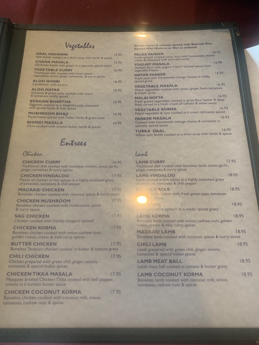 Menu India Palace-7