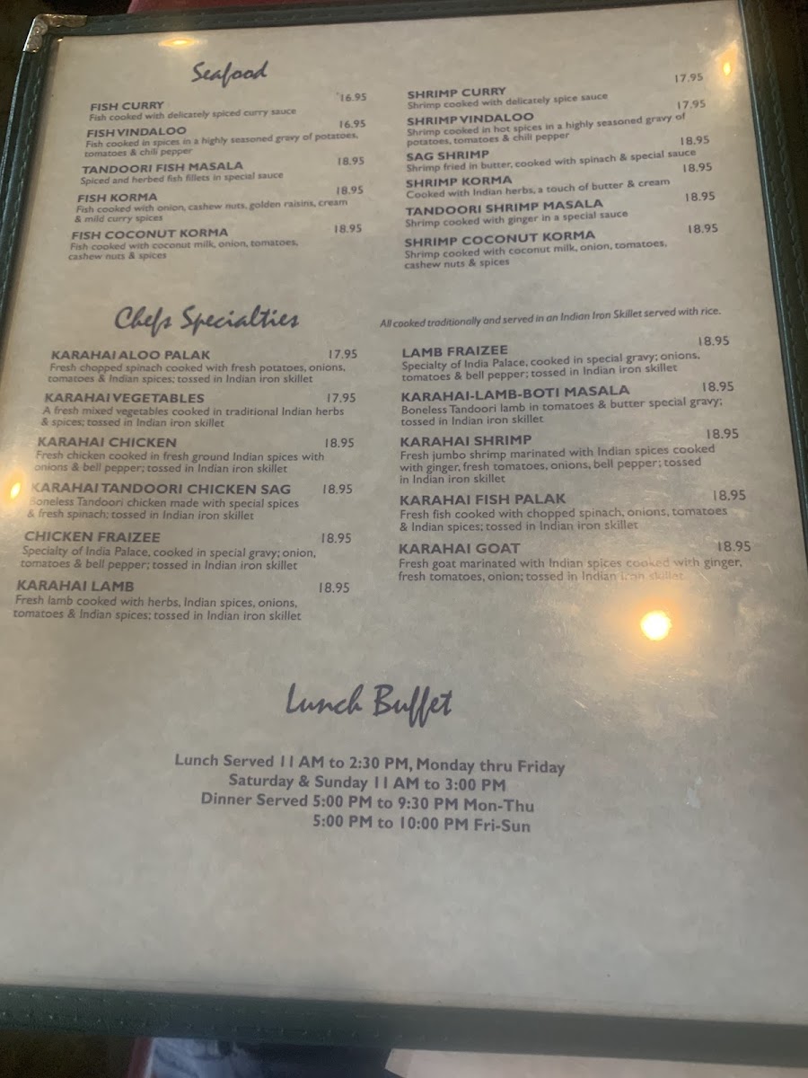 Menu India Palace-9