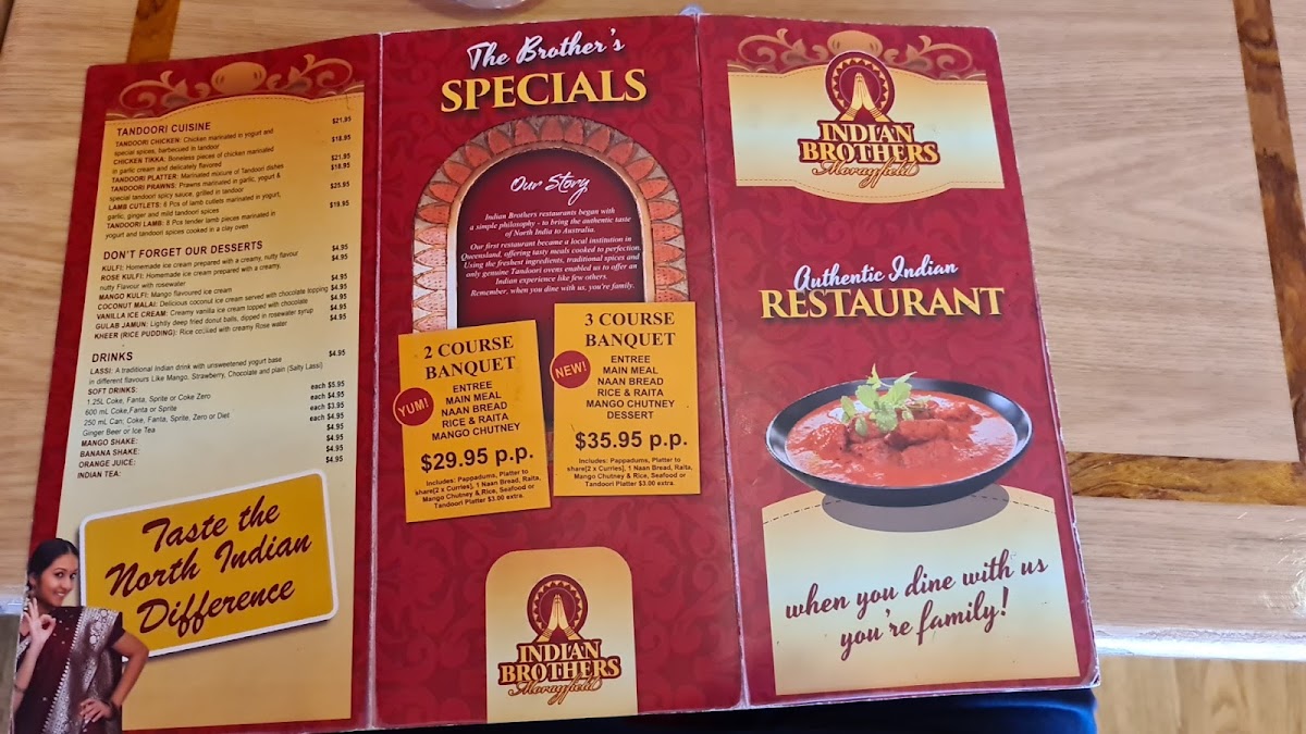 Menu Indian Brothers Morayfield-1