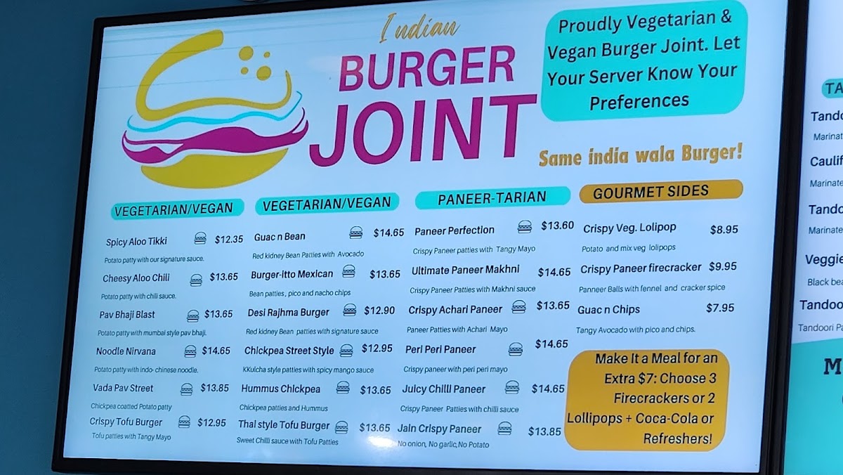 Menu Indian Burger Joint Kingsway-7