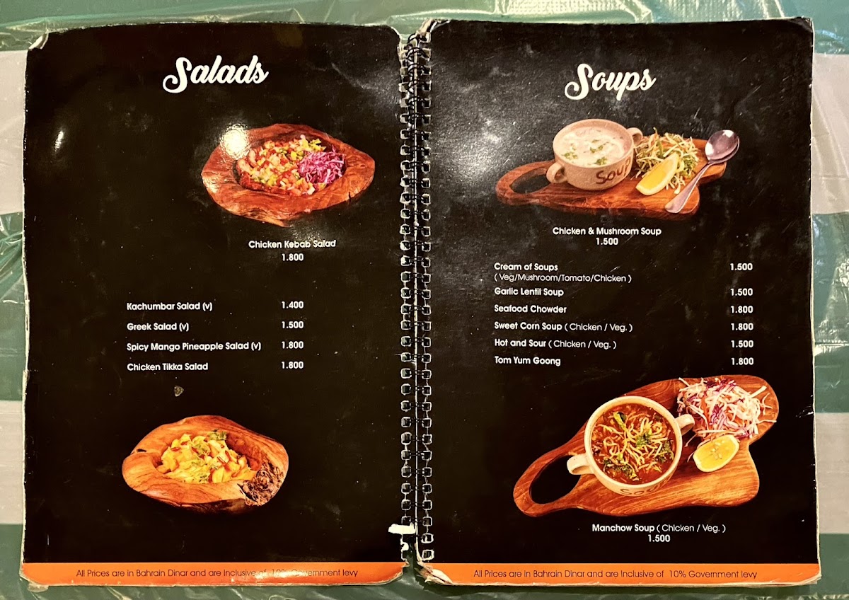 Menu Indian Delights-1