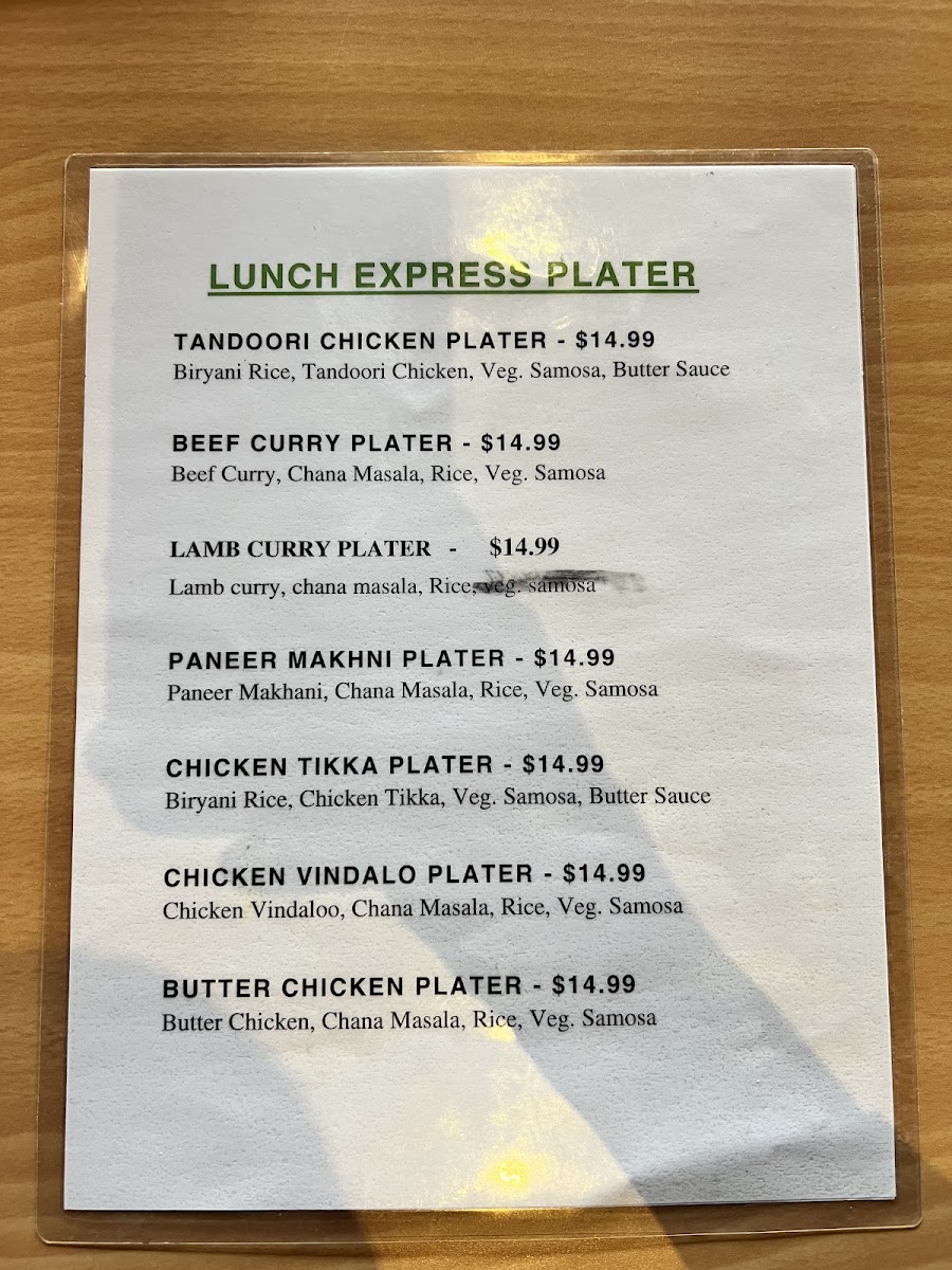 Menu Indian Desi Affair Restaurant-7
