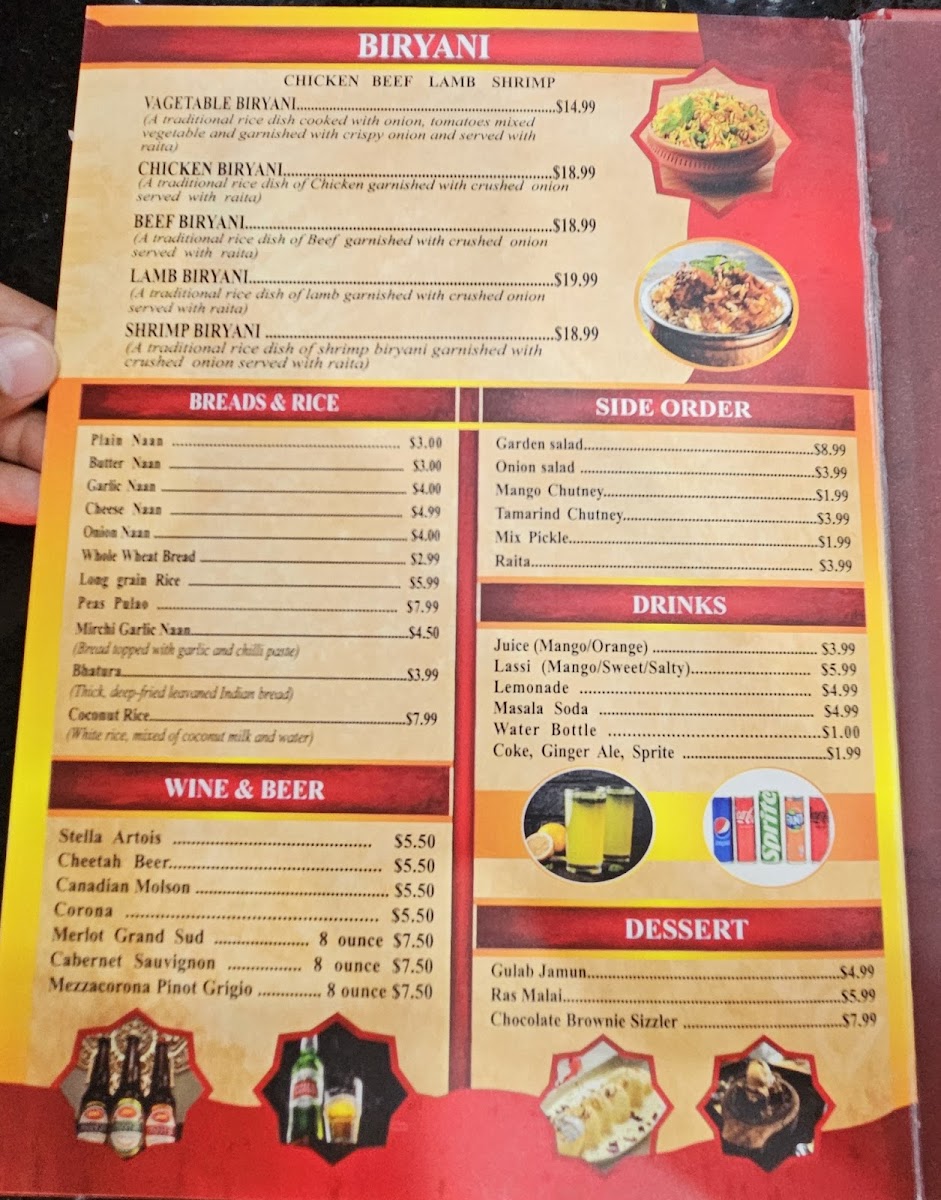 Menu Indian Hut Waterdown-4