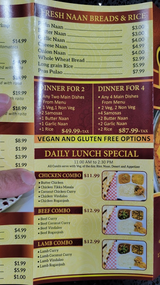 Menu Indian Hut Waterdown-8