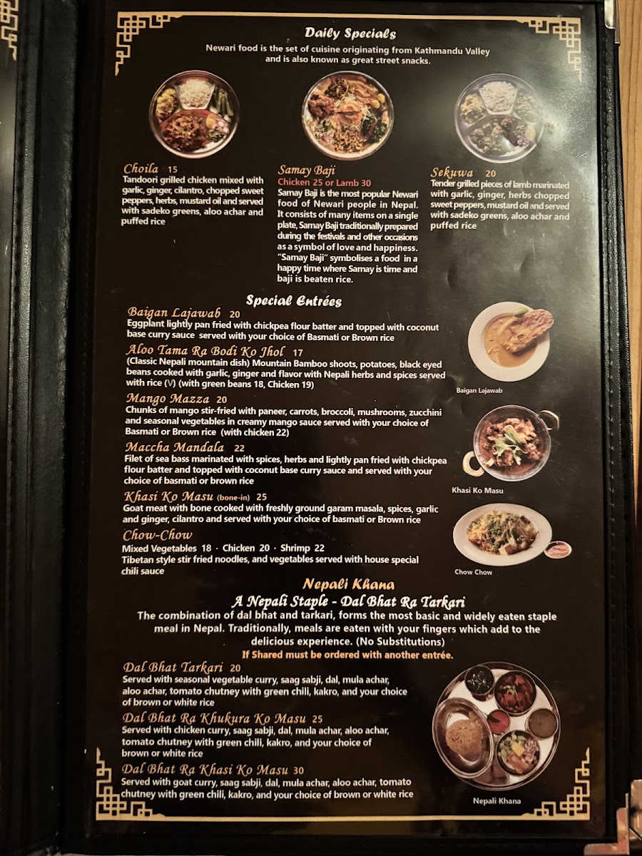 Menu Indian-Nepali Kitchen-7