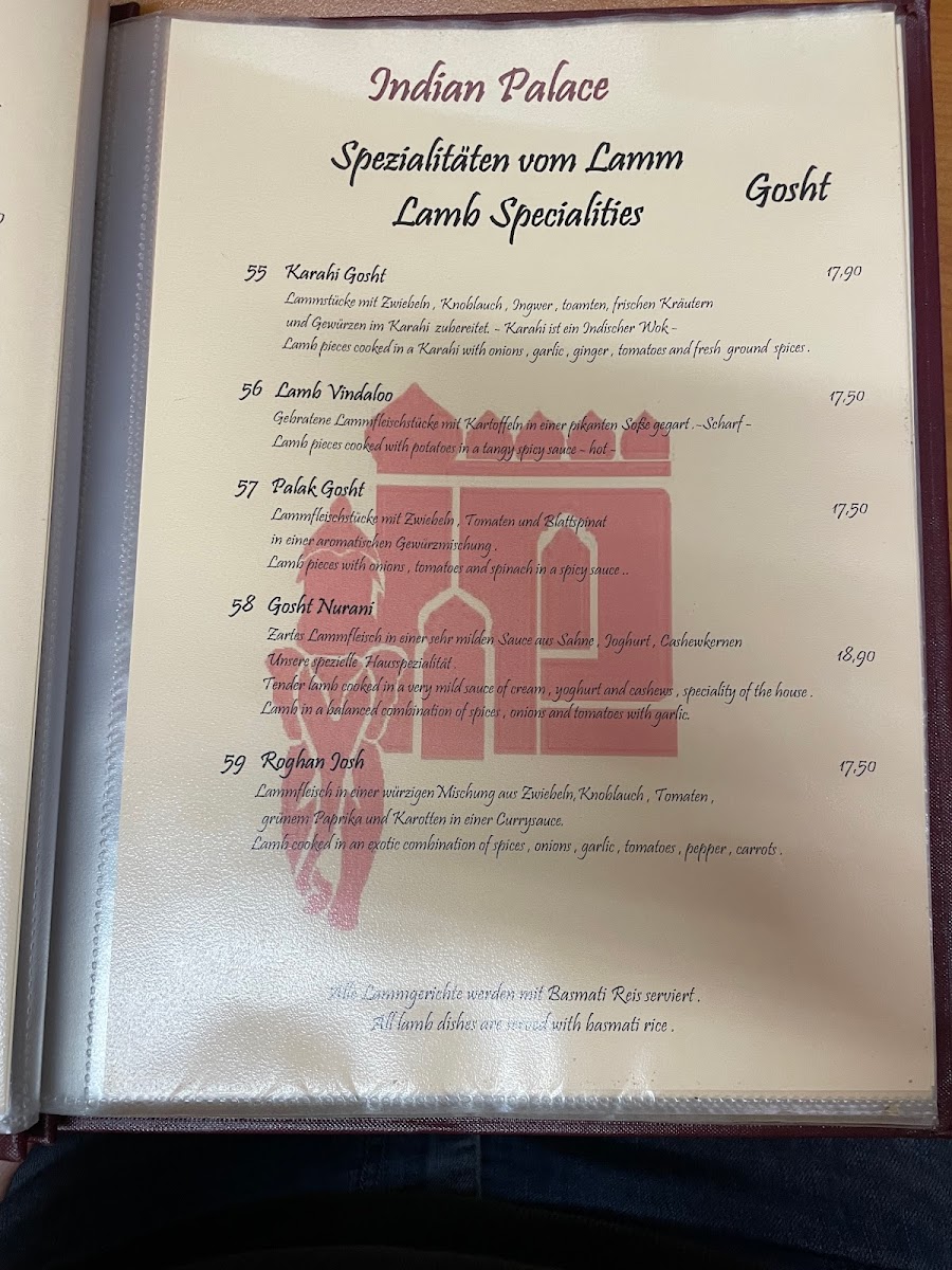 Menu Indian Palace Restaurant-4