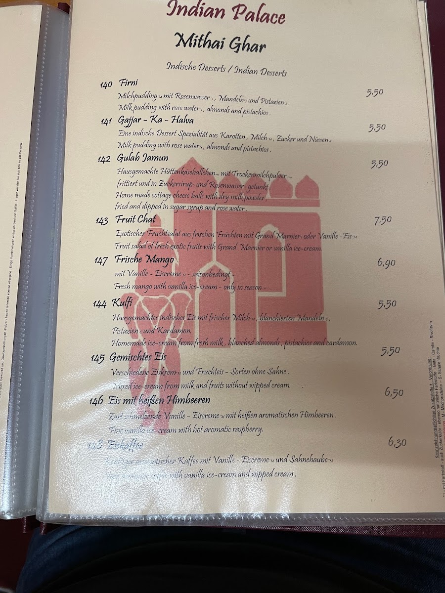 Menu Indian Palace Restaurant-8