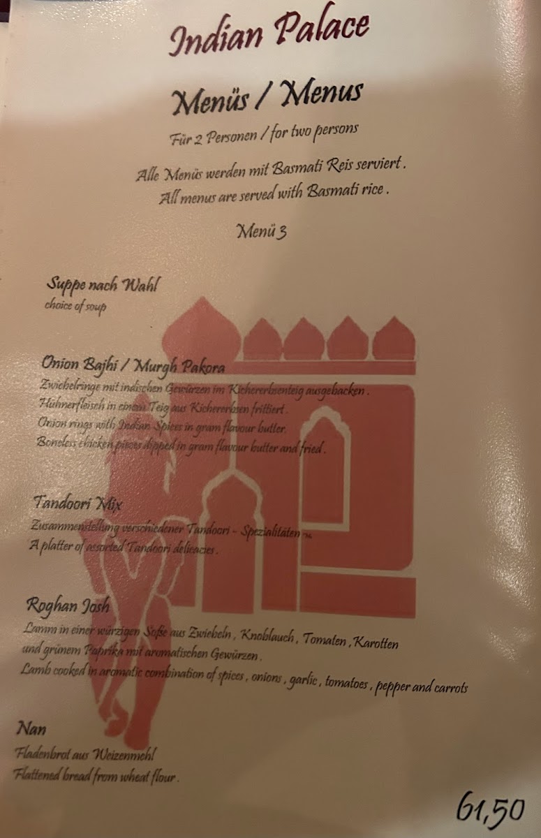 Menu Indian Palace Restaurant-9