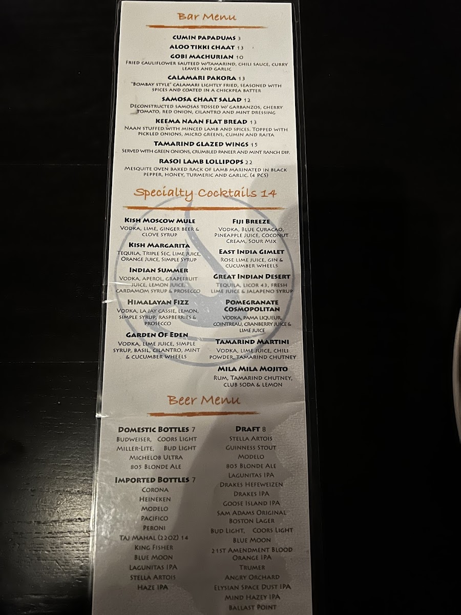 Menu Indian Sizzler-8