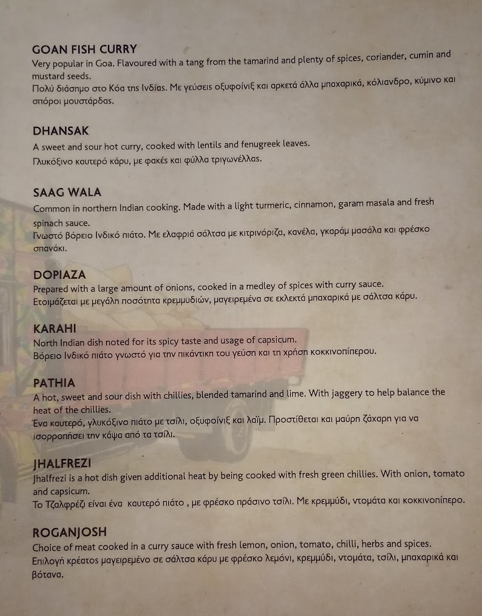 Menu Indian Thali Express-5