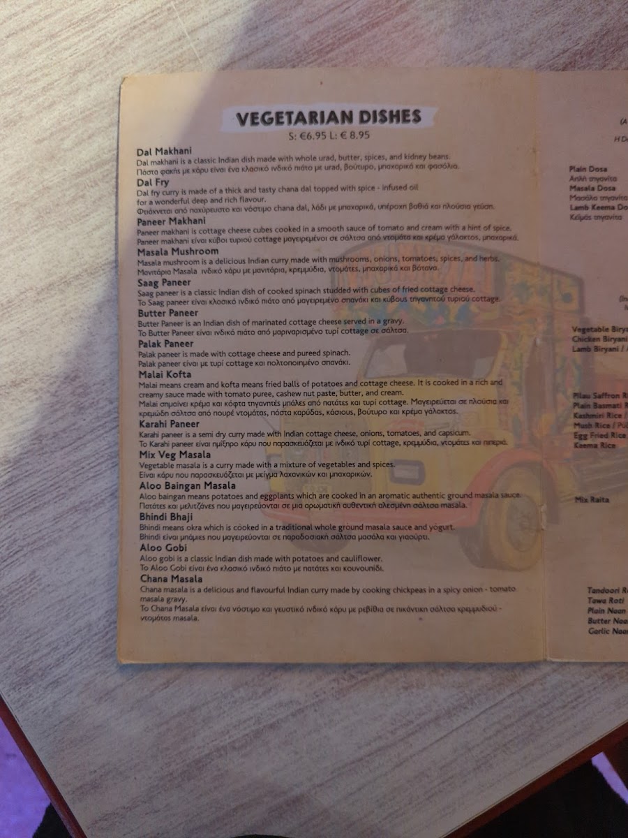 Menu Indian Thali Express-6