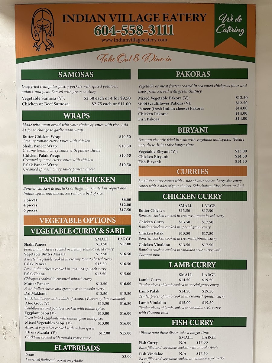 Menu Indian Village Eatery-3