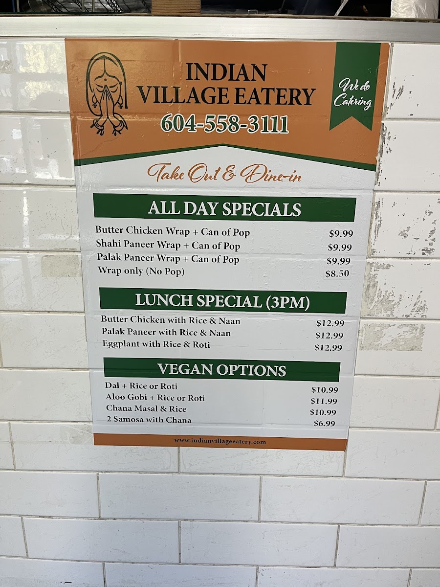 Menu Indian Village Eatery-4