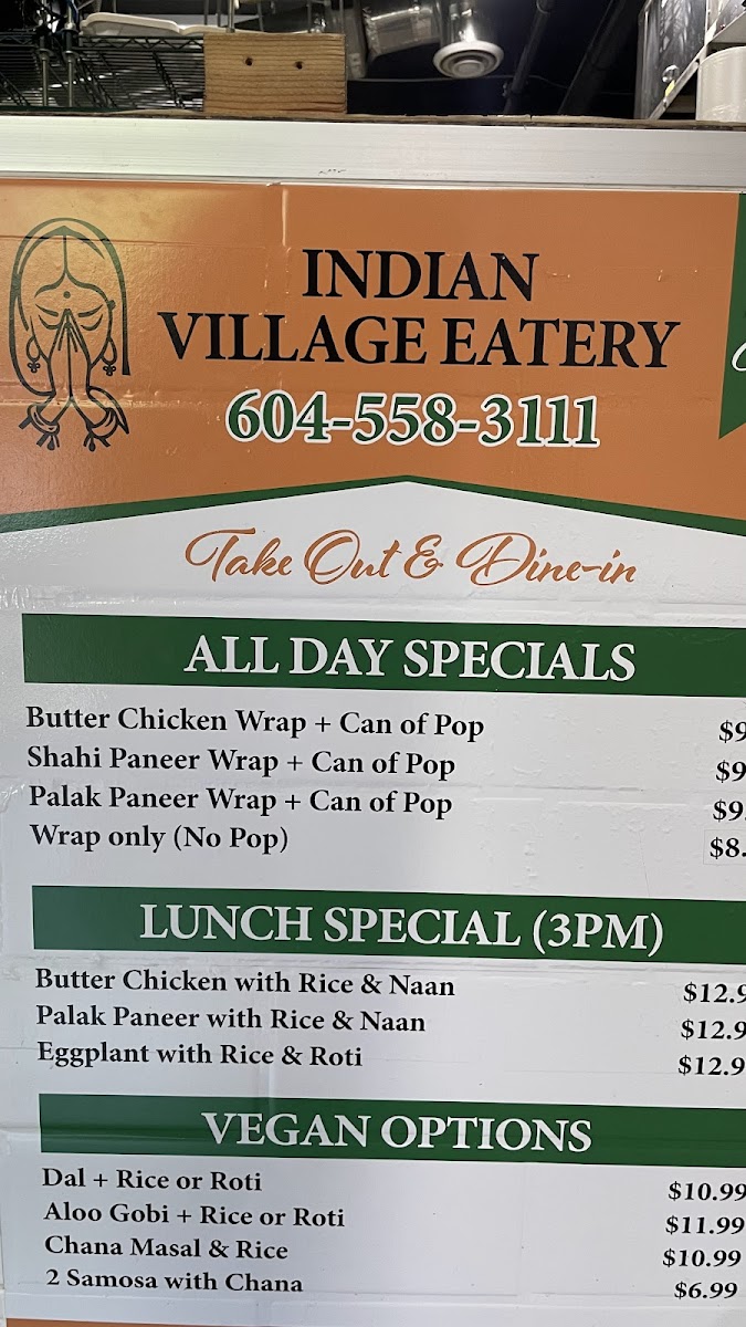Menu Indian Village Eatery-5