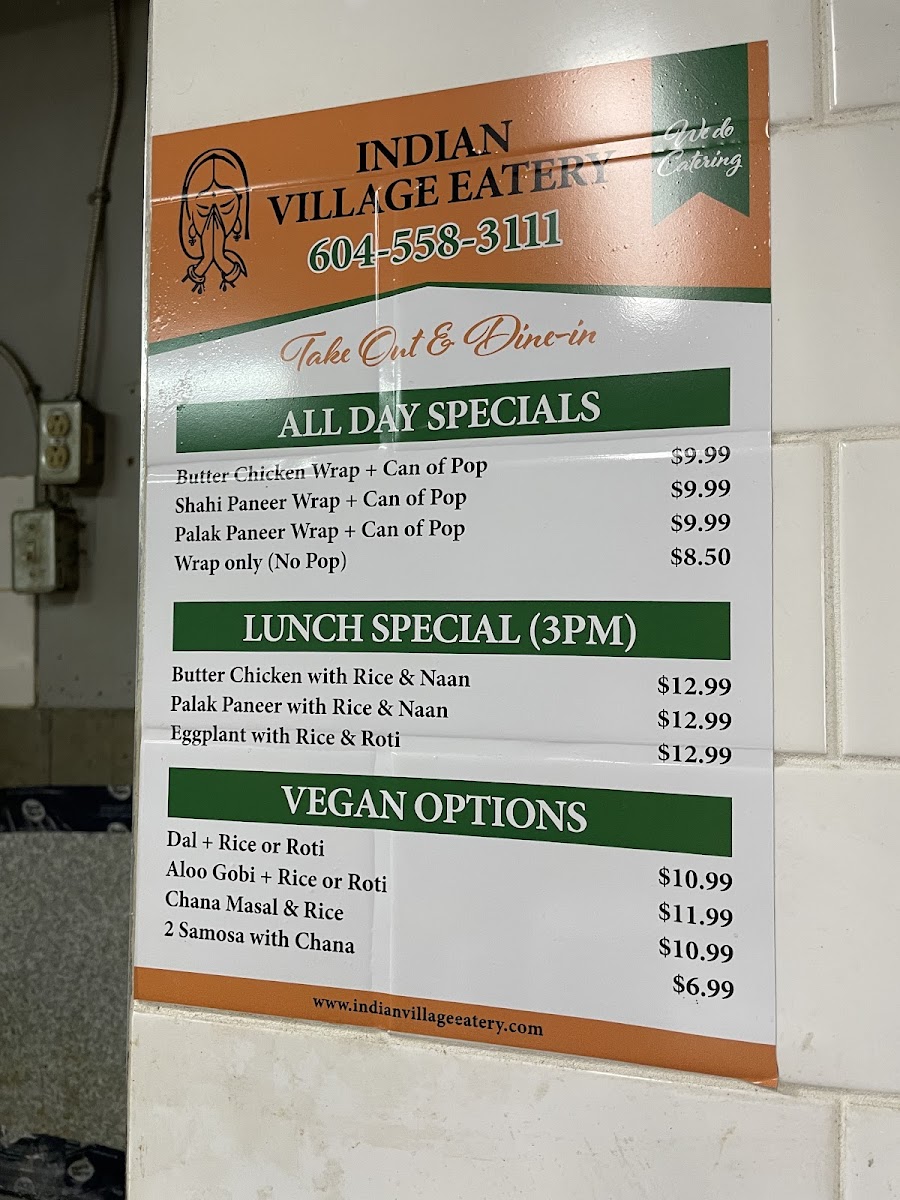 Menu Indian Village Eatery-9